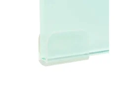 Suporte de TV/aparador/monitor de design prático para TV de vidro branco de 120 cm 2502225