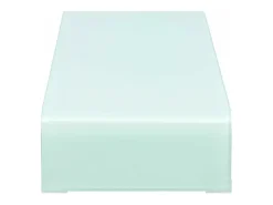 Suporte de TV/aparador/montagem para monitor de design prático para TV de vidro branco de 70 cm 2502049