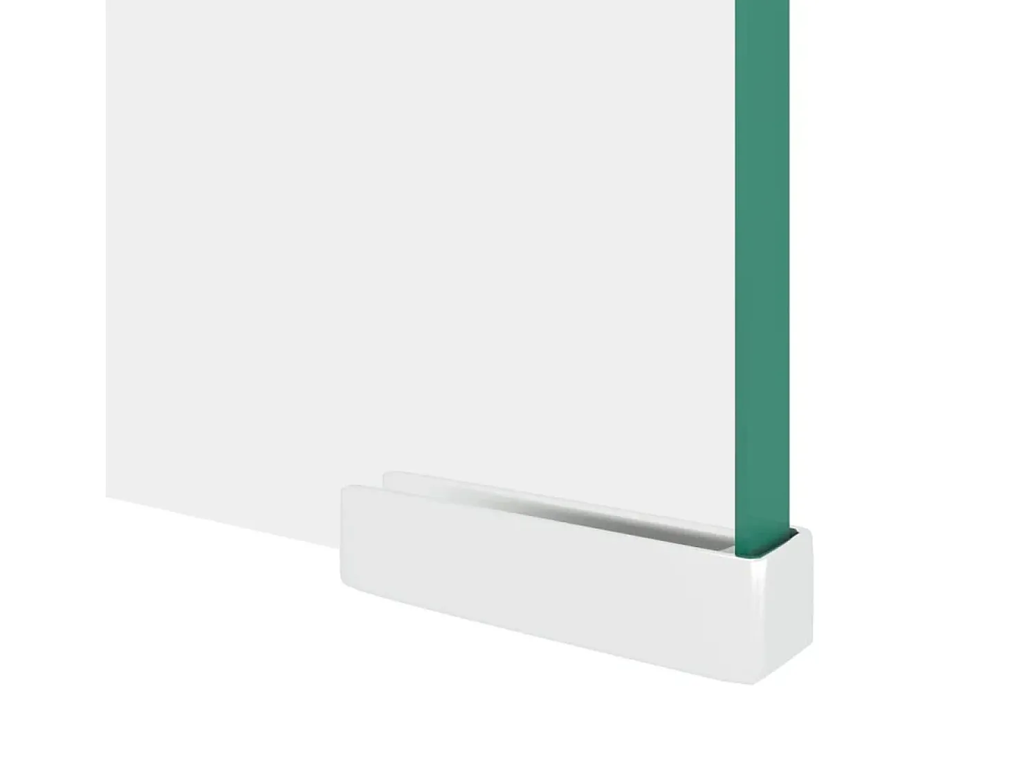 Suporte de TV/monitores em vidro transparente 90x30x13 cm PT255757