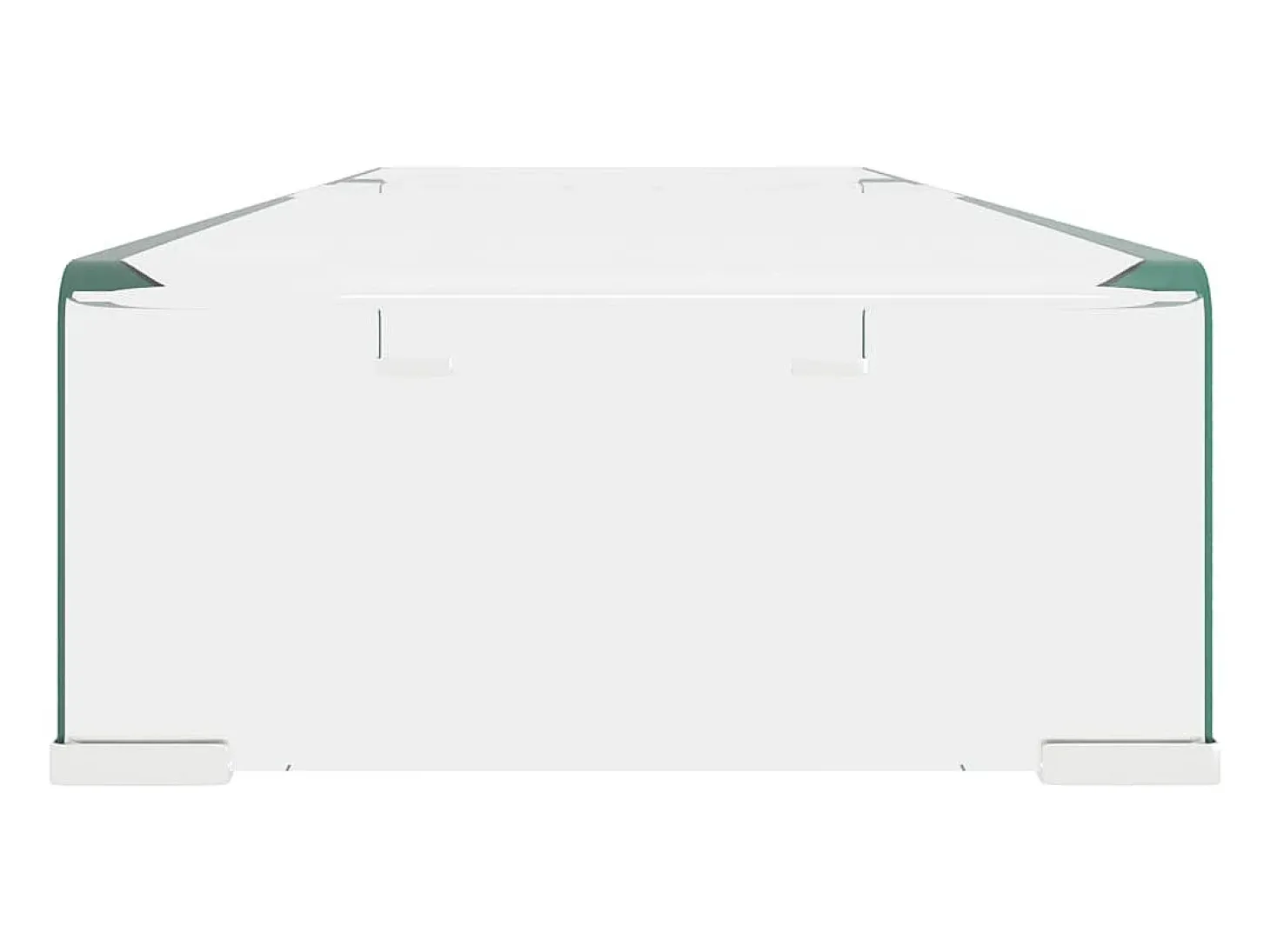 Suporte de TV/monitores em vidro transparente 90x30x13 cm PT255757