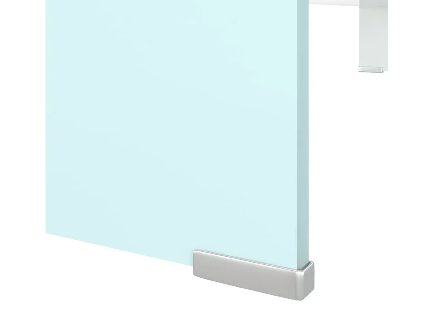 Suporte de TV/monitores em vidro 100x30x13 cm verde PT533248