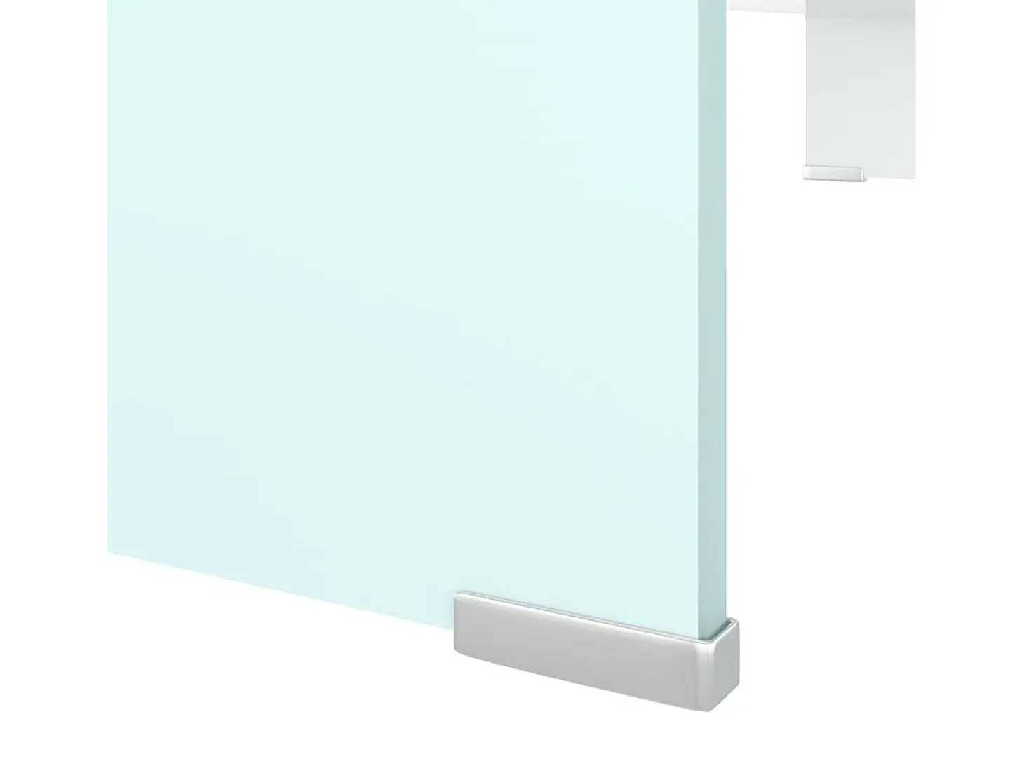 Suporte de TV/monitores em vidro 90x30x13 cm verde PT292067