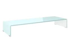 Suporte de TV/monitores em vidro 90x30x13 cm verde PT292067