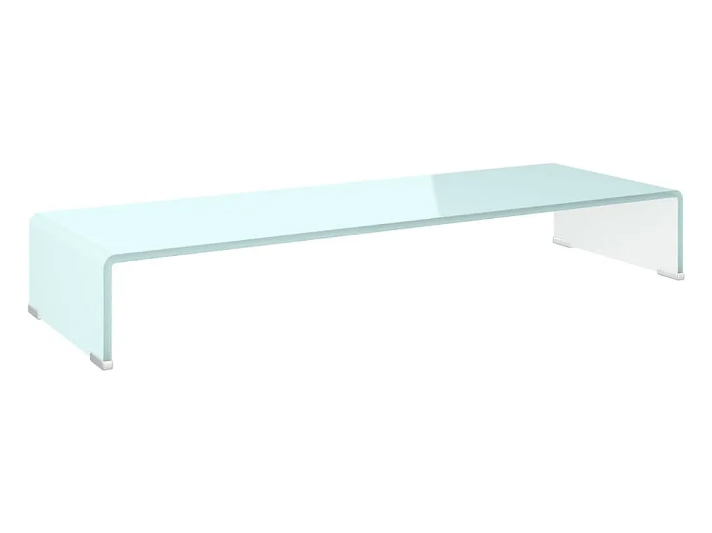 Suporte de TV/monitores em vidro 90x30x13 cm verde PT292067
