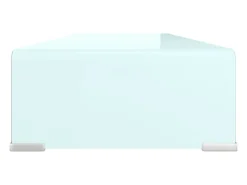 Suporte de TV/monitores em vidro 90x30x13 cm verde PT292067