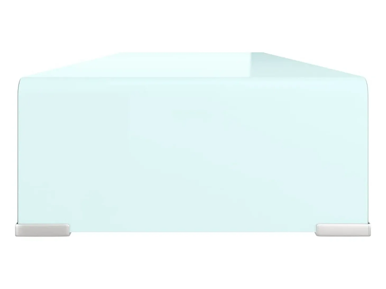 Suporte de TV/monitores em vidro 90x30x13 cm verde PT292067