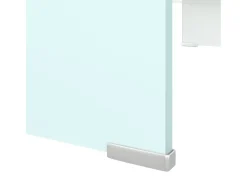 Suporte de TV/monitores em vidro 80x30x13 cm verde PT650203