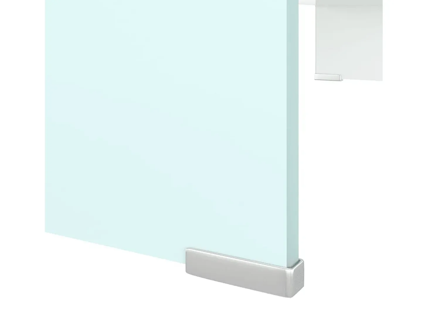 Suporte de TV/monitores em vidro 80x30x13 cm verde PT650203
