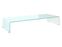 Suporte de TV/monitores em vidro 80x30x13 cm verde PT650203