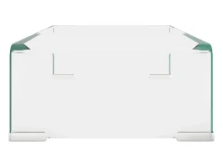 Suporte de TV/monitores em vidro transparente 40x25x11 cm PT538859