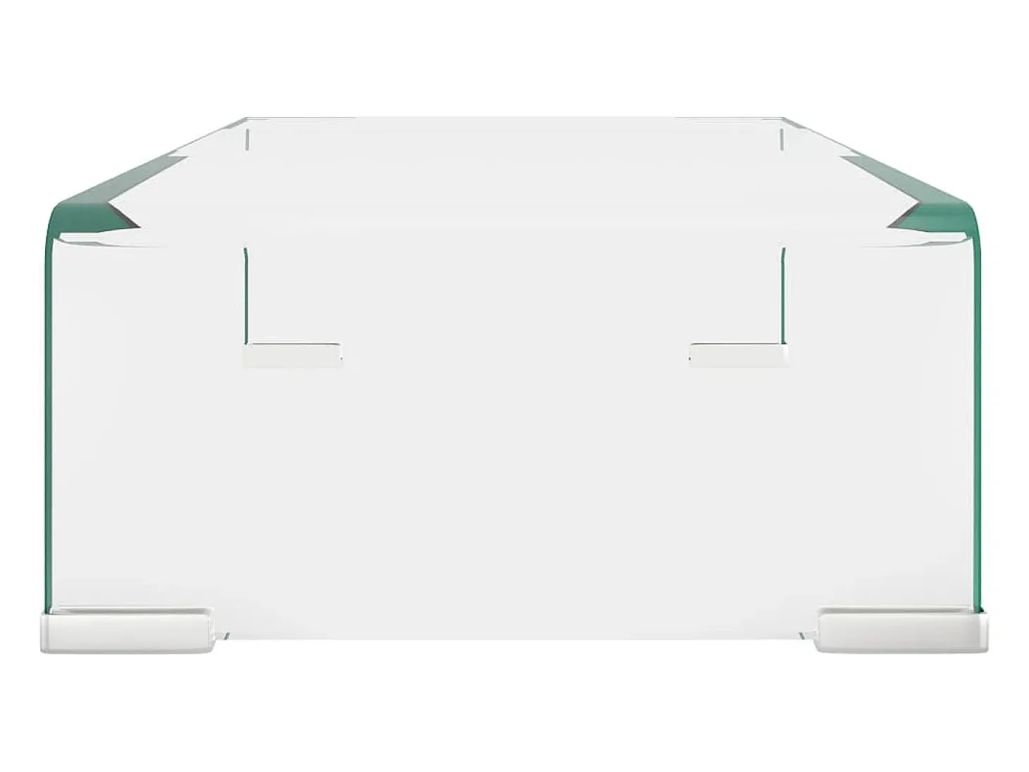 Suporte de TV/monitores em vidro transparente 40x25x11 cm PT538859