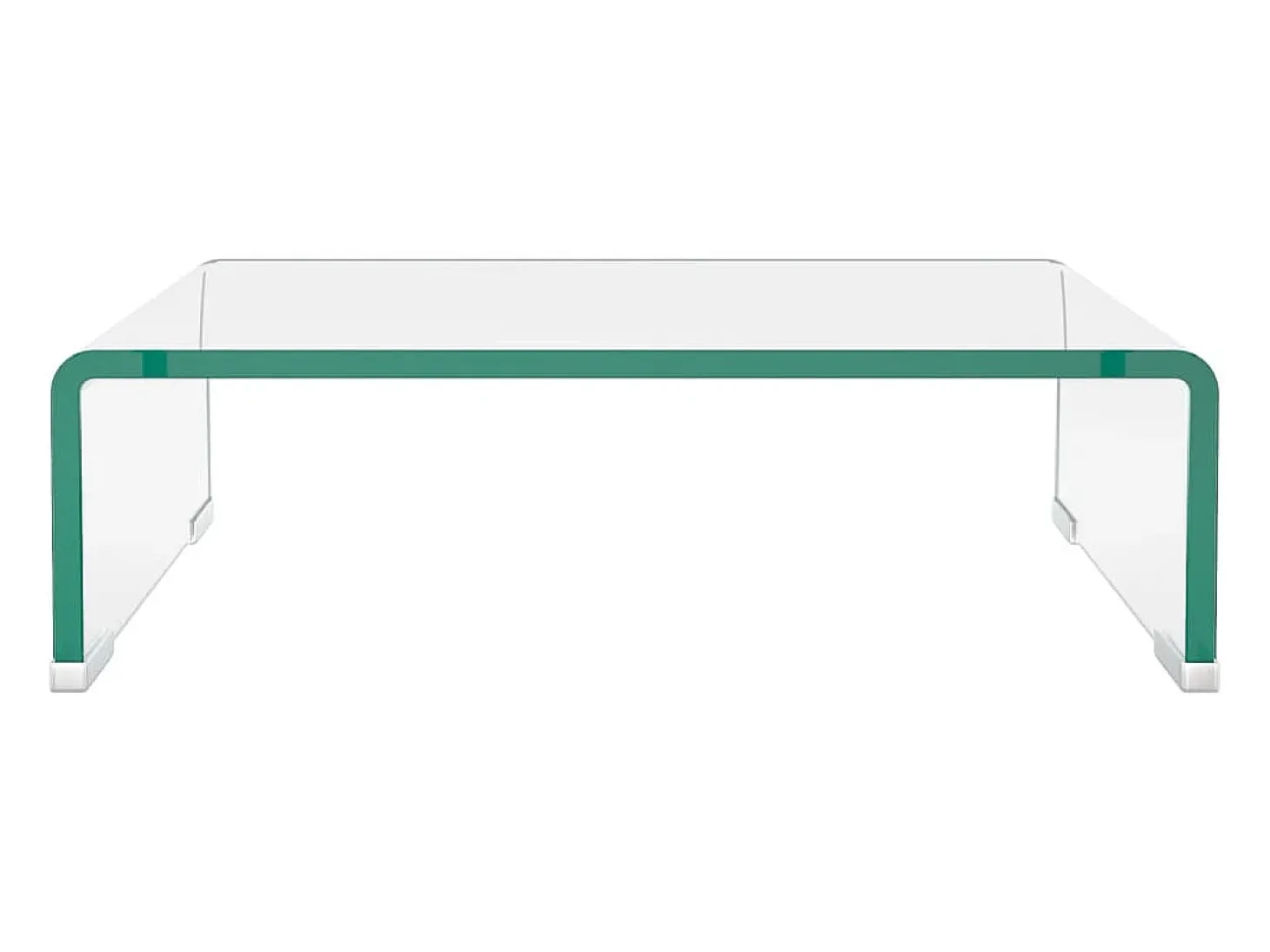 Suporte de TV/monitores em vidro transparente 40x25x11 cm PT538859