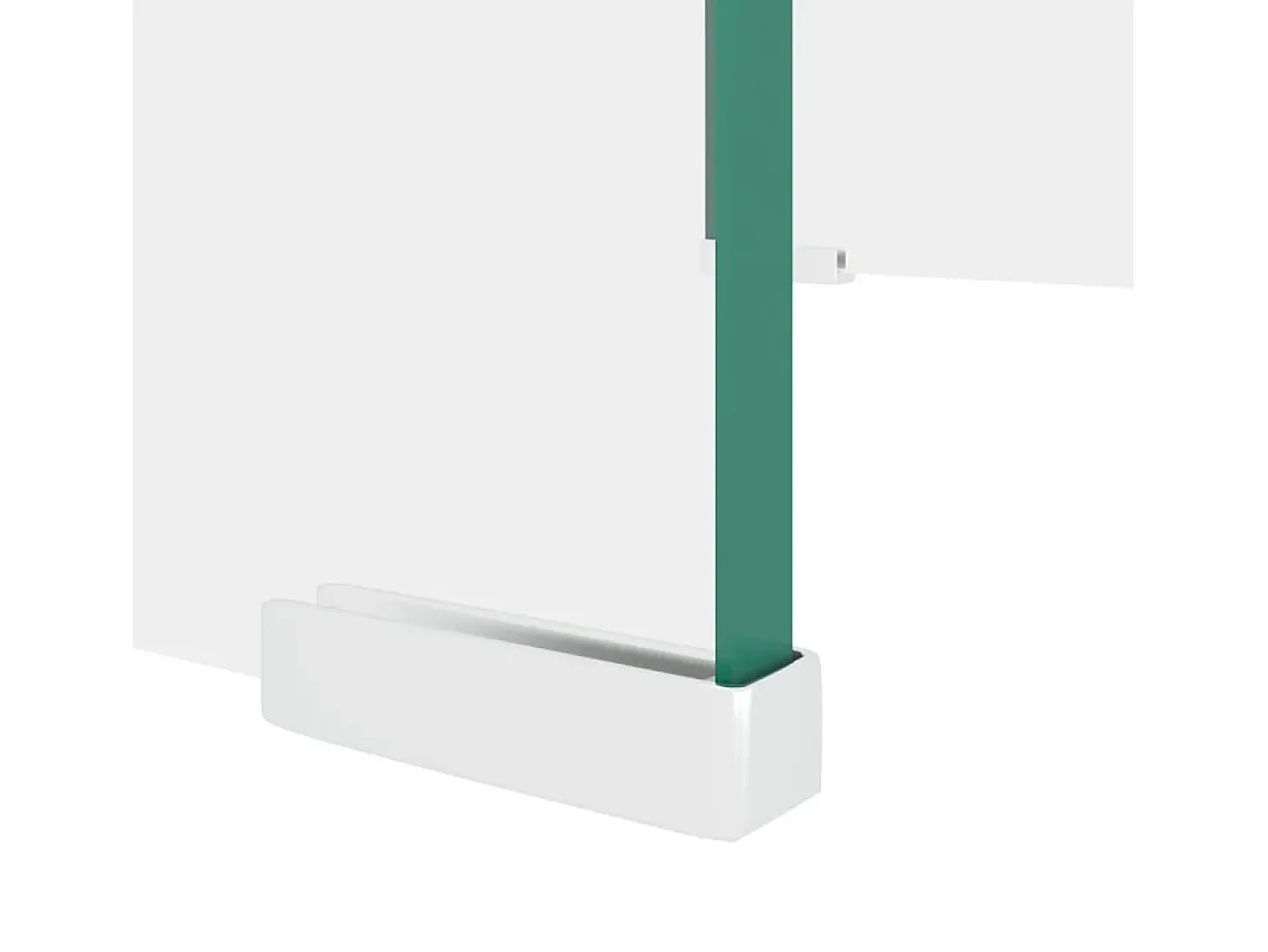 Suporte de TV/monitores em vidro transparente 40x25x11 cm PT538859