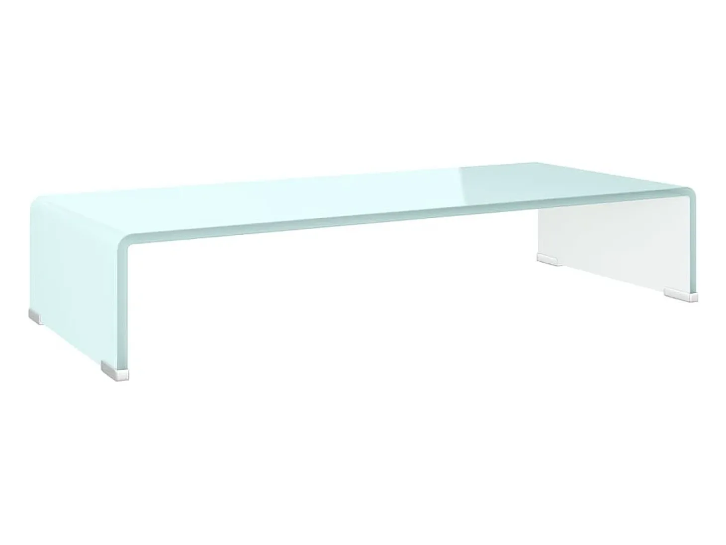 Suporte de TV/monitores em vidro 70x30x13 cm verde PT856191