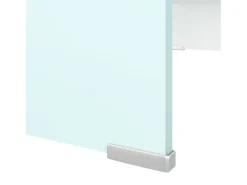 Suporte de TV/monitores em vidro 70x30x13 cm verde PT856191