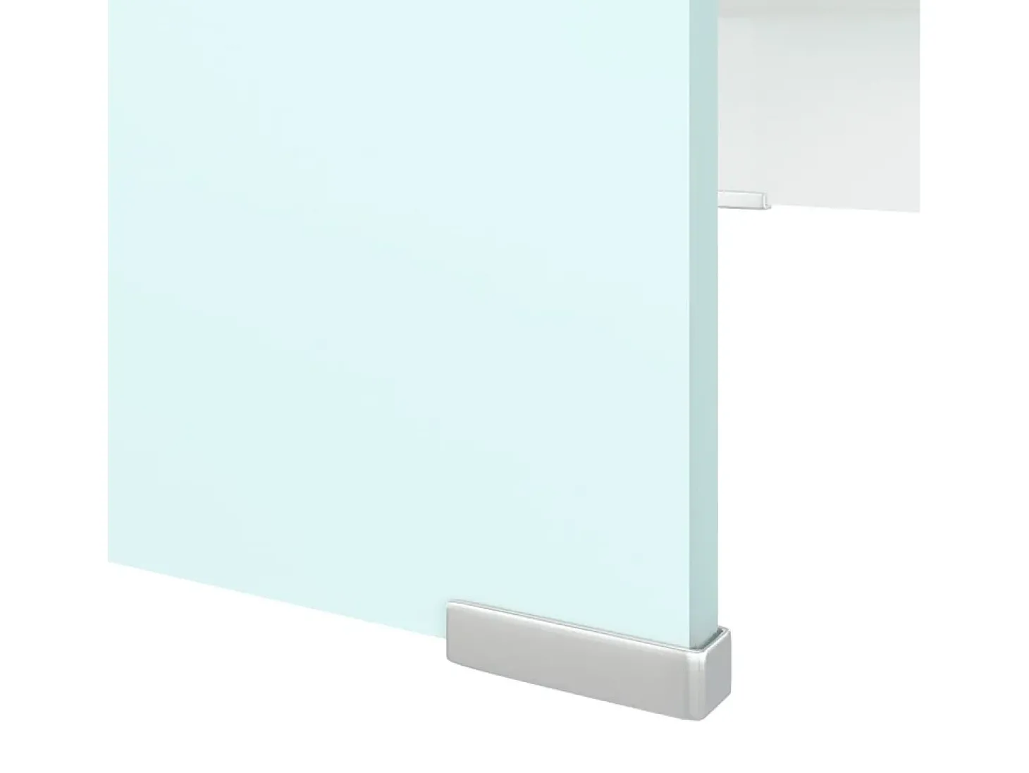 Suporte de TV/monitores em vidro 70x30x13 cm verde PT856191