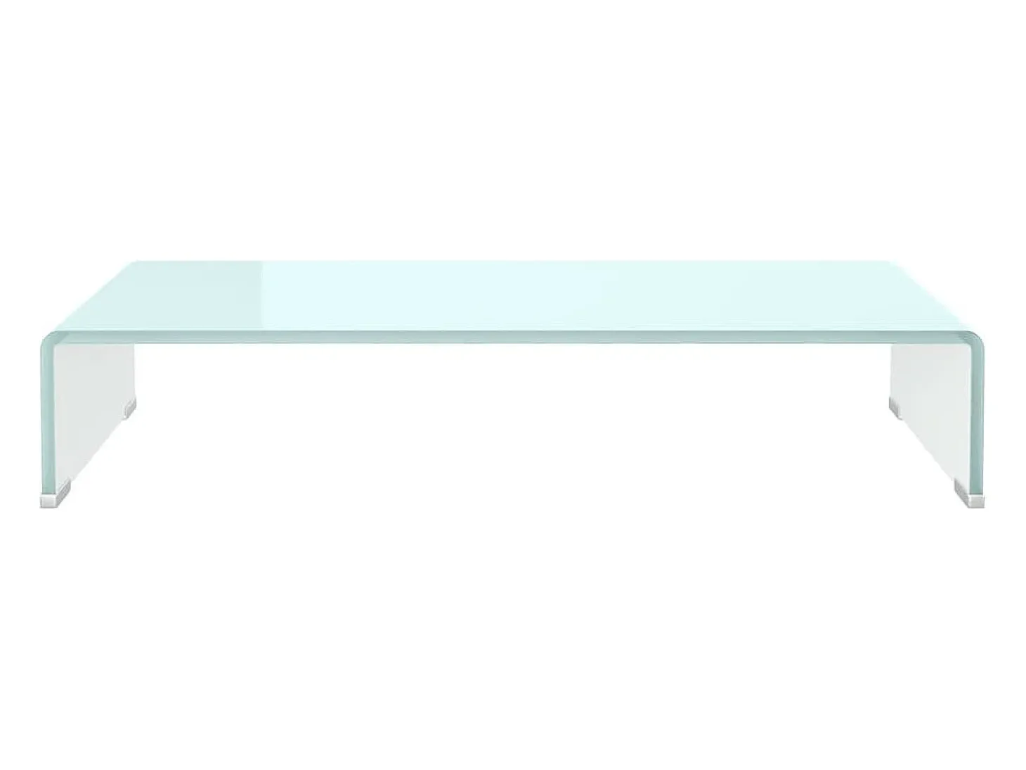 Suporte de TV/monitores em vidro 70x30x13 cm verde PT856191