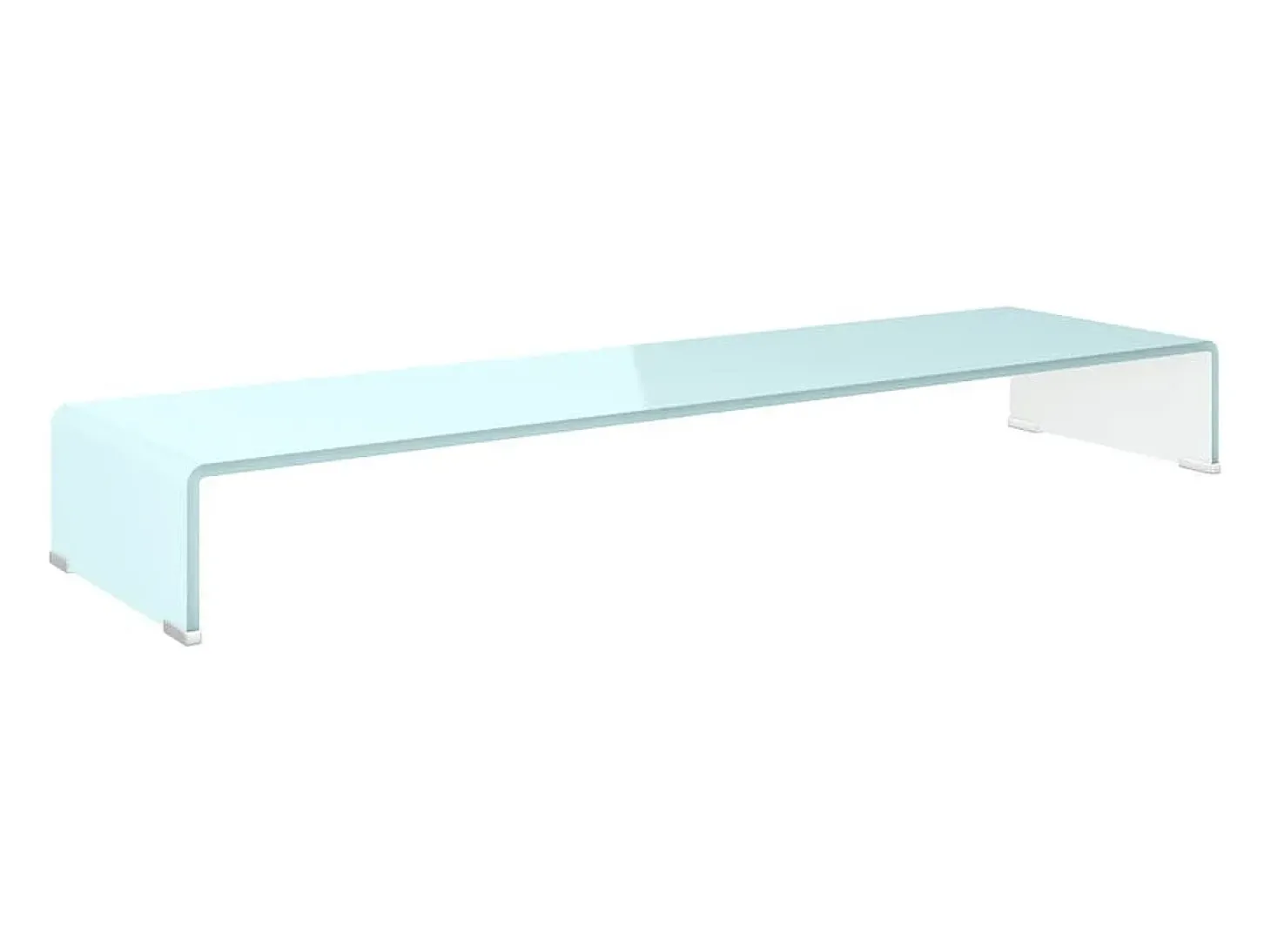 Suporte de TV/monitores em vidro 110x30x13 cm verde PT417625