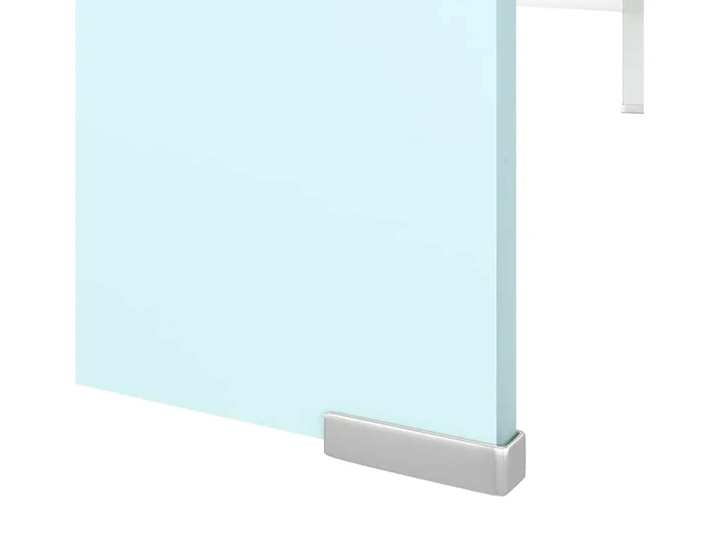 Suporte de TV/monitores em vidro 110x30x13 cm verde PT417625