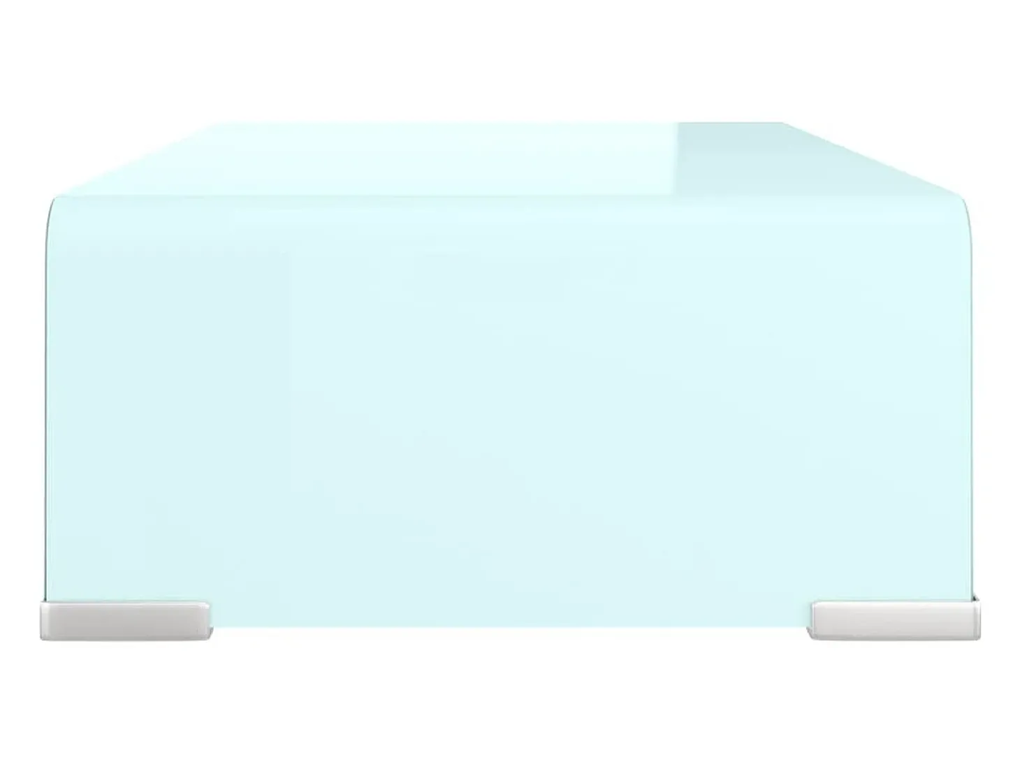 Suporte de TV/monitores em vidro 40x25x11 cm verde PT694718