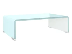 Suporte de TV/monitores em vidro 40x25x11 cm verde PT694718