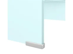 Suporte de TV/monitores em vidro 40x25x11 cm verde PT694718