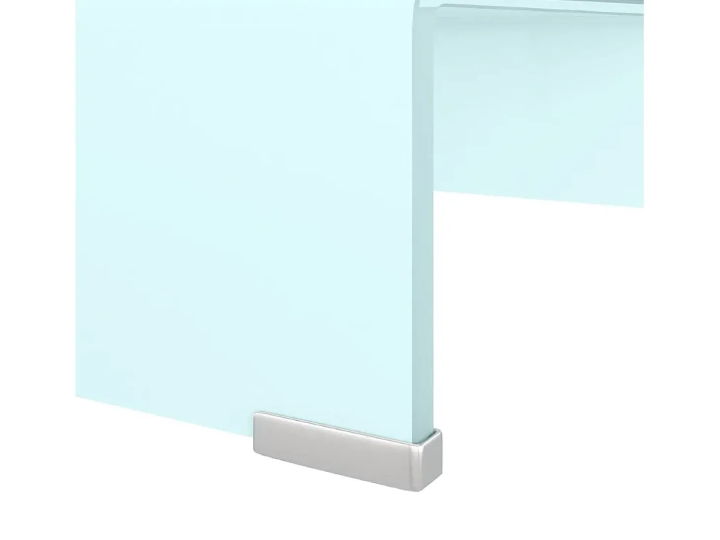 Suporte de TV/monitores em vidro 40x25x11 cm verde PT694718