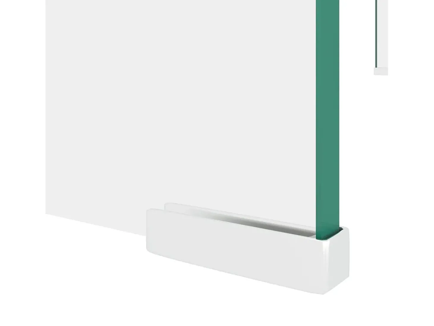 Suporte de TV/monitores em vidro transparente 80x30x13 cm PT536744