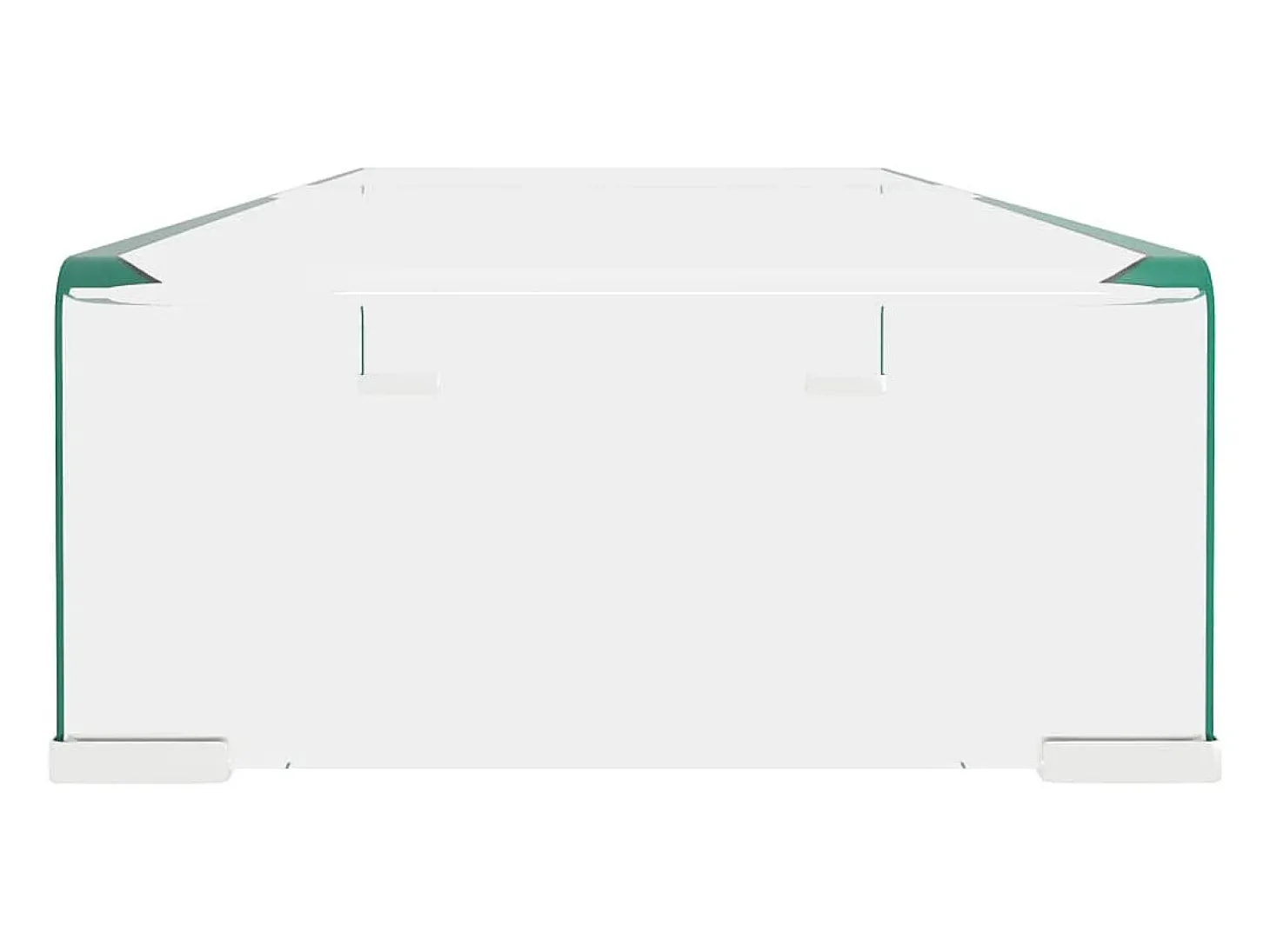 Suporte de TV/monitores em vidro transparente 80x30x13 cm PT536744