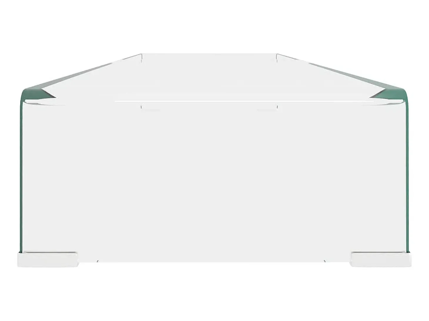 Suporte de TV/monitores em vidro transparente 120x30x13 cm PT756002