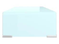 Suporte de TV/monitores em vidro 60x25x11 cm verde PT681662