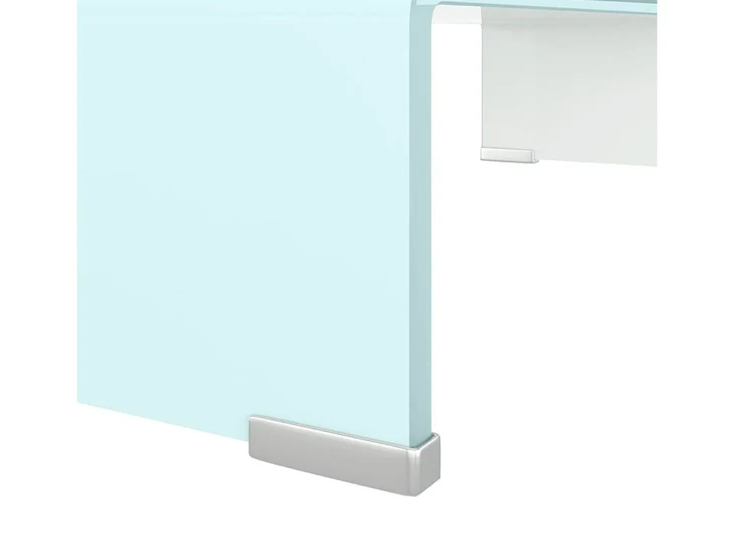 Suporte de TV/monitores em vidro 60x25x11 cm verde PT681662