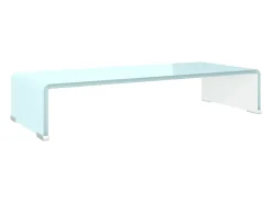Suporte de TV/monitores em vidro 60x25x11 cm verde PT681662