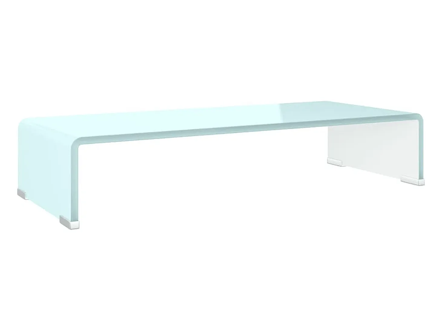 Suporte de TV/monitores em vidro 60x25x11 cm verde PT681662