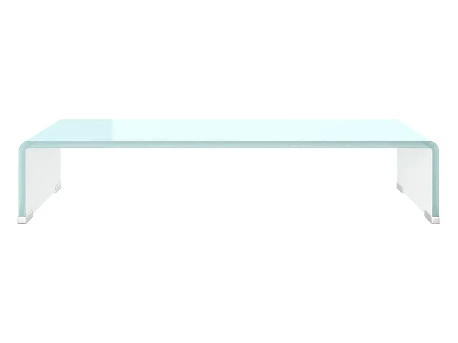 Suporte de TV/monitores em vidro 60x25x11 cm verde PT681662