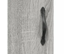 Suporte multimídia para TV prateleira para TV aparador para TV sala de jantar sala de estar quarto Sonoma 150 x 30 x 50 cm madeira industrializada cinza 02_0028404