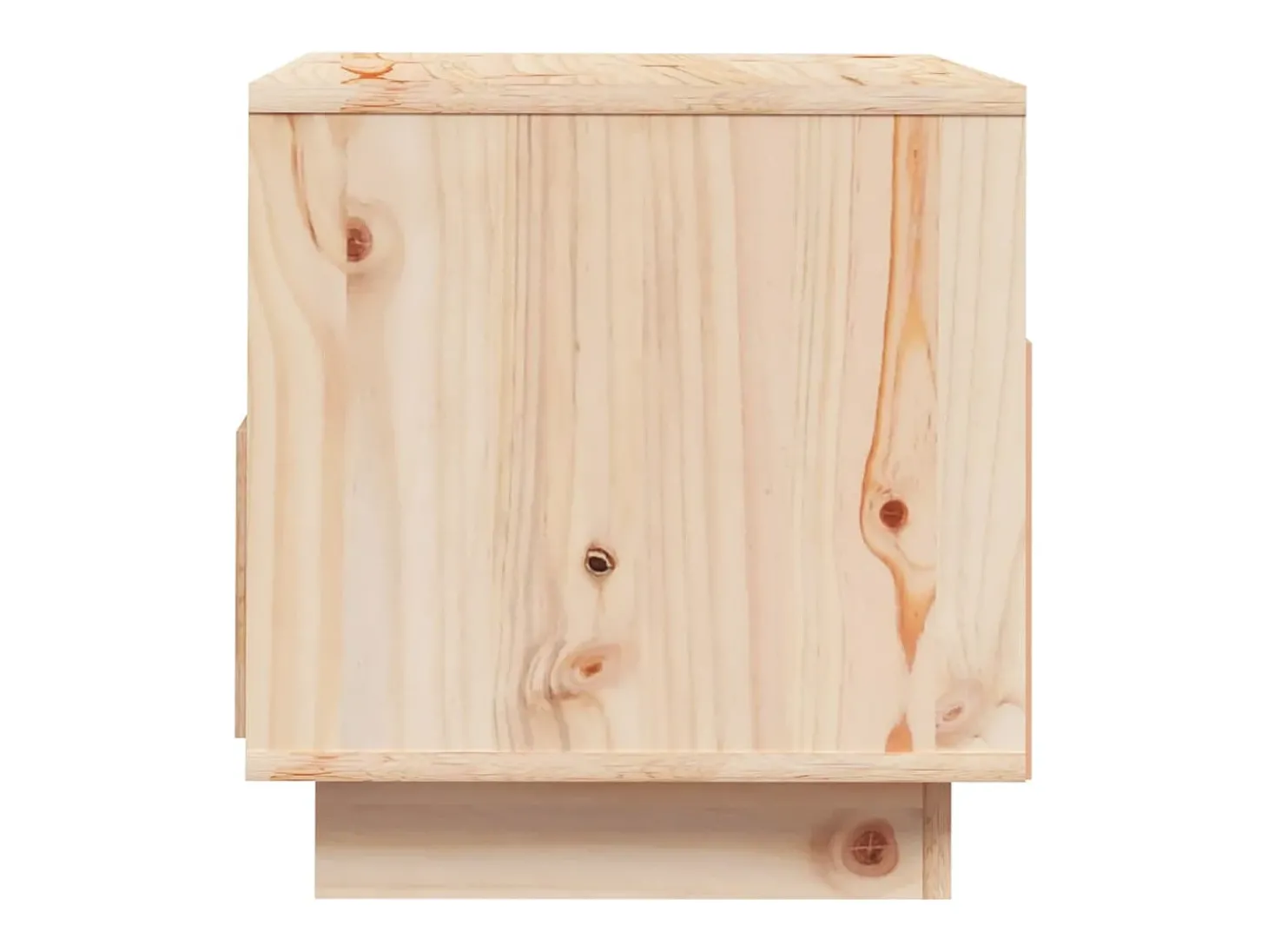 Suporte multimídia para TV prateleira para TV aparador armário para TV sala de jantar sala de estar quarto 60 x 35 x 37 cm madeira maciça de pinho marrom 02_0026138