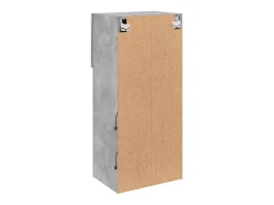 Suporte multimídia para TV prateleira para TV aparador armário para TV sala de jantar sala de estar quarto com luzes LED 40,5 x 30 x 90 cm cinza 02_0026603