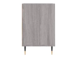 Suporte multimídia para TV prateleira para TV aparador para TV sala de jantar sala de estar quarto Sonoma 160 x 35 x 55 cm madeira industrializada cinza 02_0028423