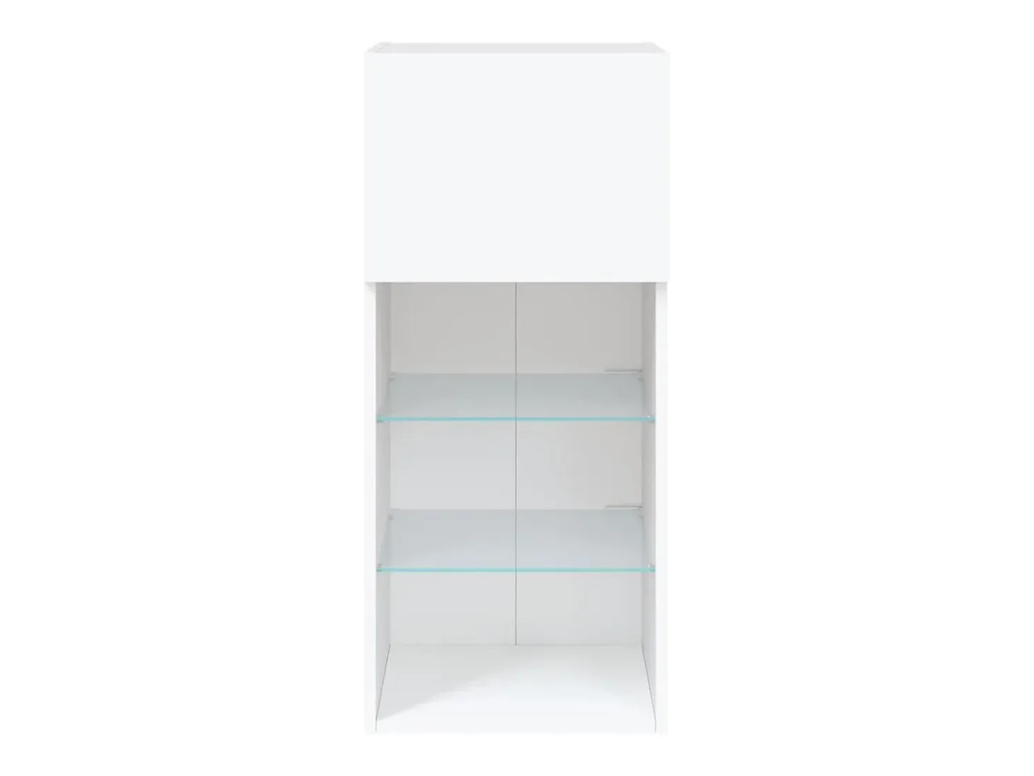 Suporte multimídia para TV prateleira para TV aparador móvel para TV para sala de jantar sala de estar quarto com luzes LED 40,5 x 30 x 90 cm branco 02_0026602