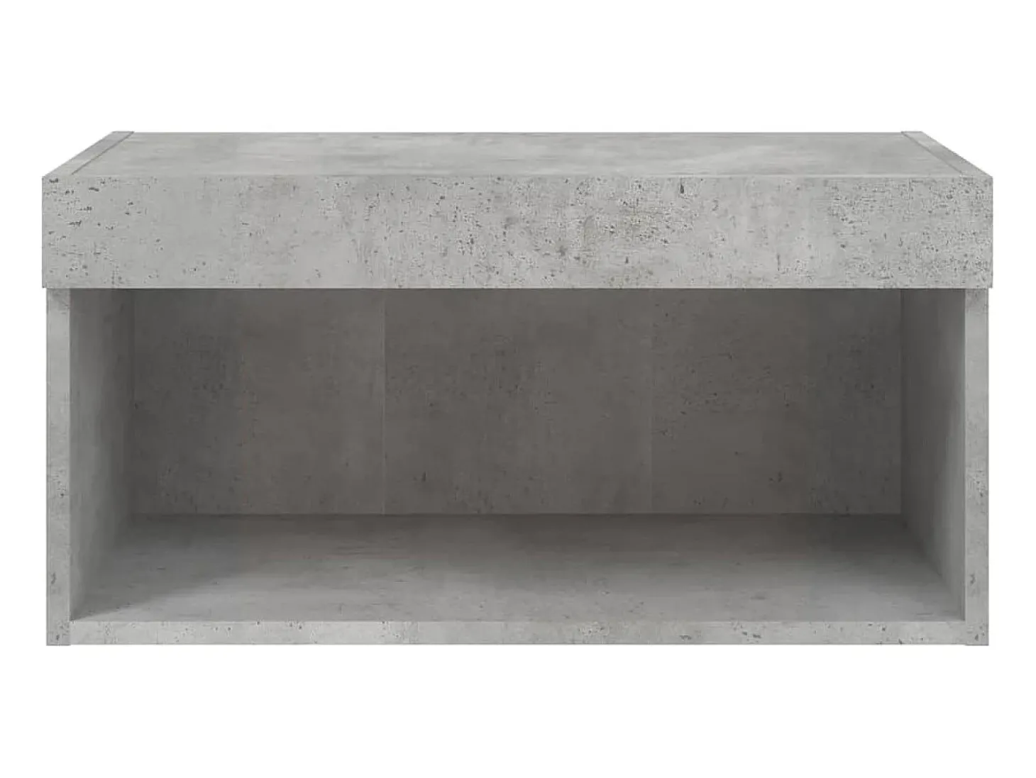 Suporte multimídia para TV prateleira para TV aparador móvel para TV para sala de jantar sala de estar quarto com luzes LED 60 x 30 x 30 cm cinza 02_0026606