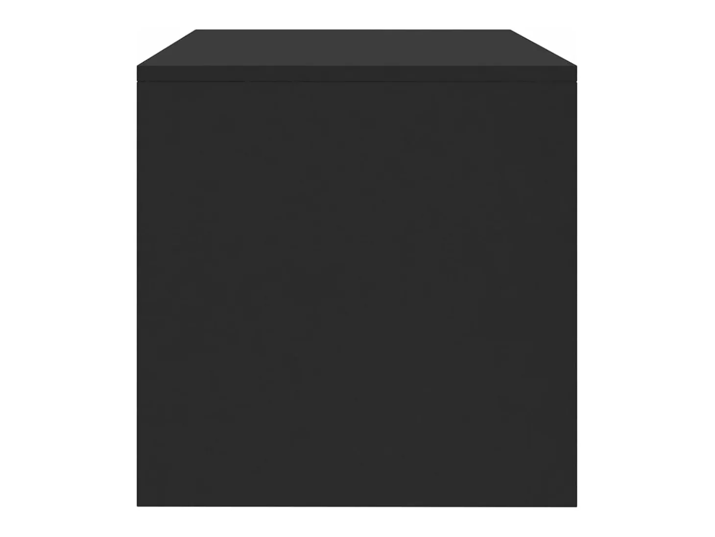 Suporte multimídia para TV prateleira para TV aparador para TV sala de jantar sala de estar quarto 120 x 40 x 40 cm madeira engenheirada preta 02_0025870