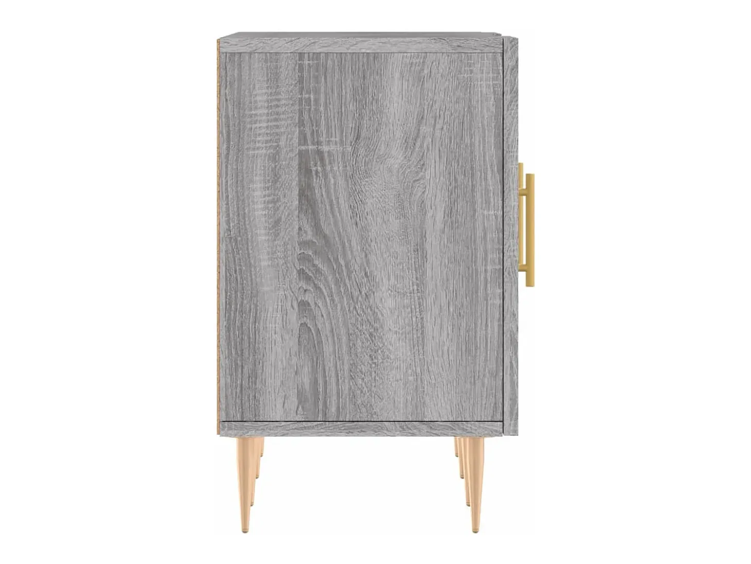 Suporte multimídia para TV prateleira para TV aparador para TV sala de jantar sala de estar quarto Sonoma 150 x 30 x 50 cm madeira industrializada cinza 02_0028402