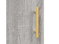 Suporte multimídia para TV prateleira para TV aparador para TV sala de jantar sala de estar quarto Sonoma 150 x 30 x 50 cm madeira industrializada cinza 02_0028402