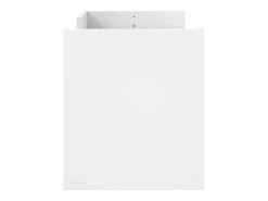 Suporte multimídia para TV prateleira para TV aparador para TV sala de jantar sala de estar quarto 100 x 35 x 40 cm madeira engenheirada branca 02_0025486