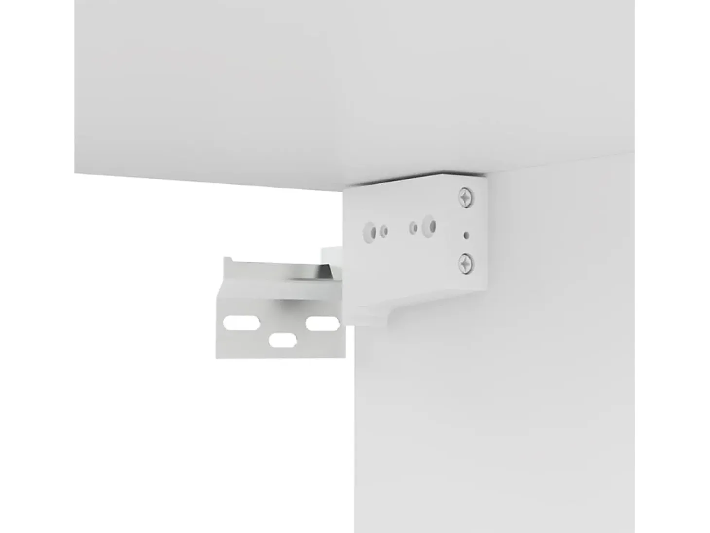 Suporte multimídia para TV prateleira para TV aparador para TV para sala de jantar sala de estar quarto 100 x 30 x 30 cm madeira engenheirada branca 02_0025432