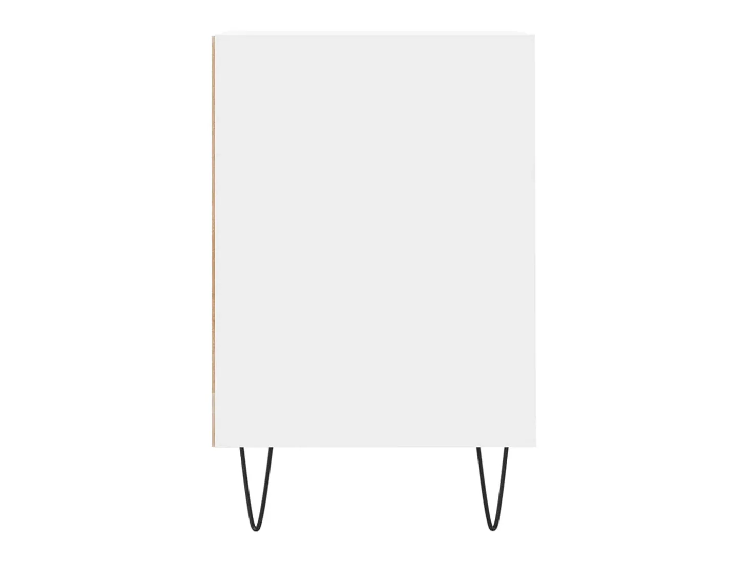 Suporte multimídia para TV prateleira para TV aparador para TV sala de jantar sala de estar quarto 100 x 35 x 55 cm madeira engenheirada branca 02_0025508