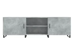Suporte multimídia para TV prateleira para TV aparador armário para TV sala de jantar sala de estar quarto 150 x 30 x 50 cm madeira industrializada cinza 02_0026000