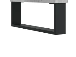 Suporte multimídia para TV prateleira para TV aparador armário para TV sala de jantar sala de estar quarto 150 x 30 x 50 cm madeira industrializada cinza 02_0026000