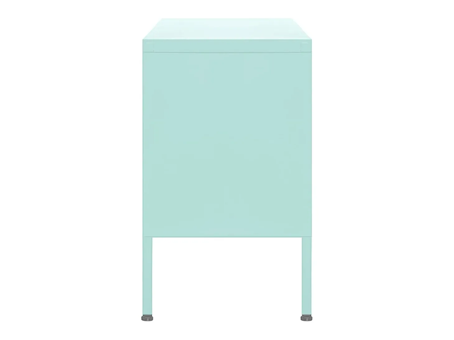 Suporte multimídia para TV prateleira para TV armário para TV sala de jantar sala de estar quarto verde menta 105 x 35 x 50 cm aço verde 02_0027689
